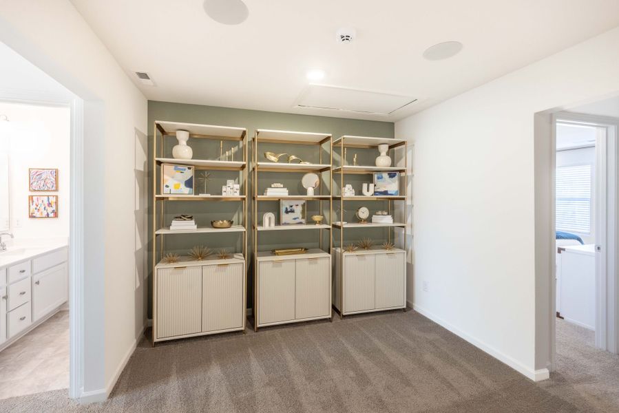 Furnished interior view inside a new home in Village Heights TH, Greensboro (Image 5).