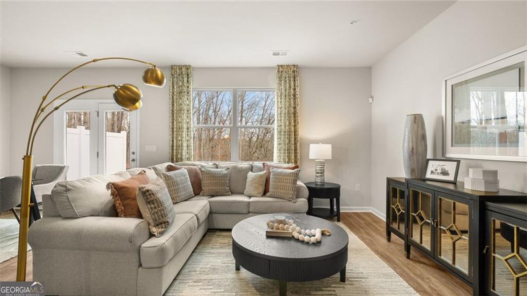 Furnished interior view inside a new home in Echo Glen, Stockbridge (Image 17).