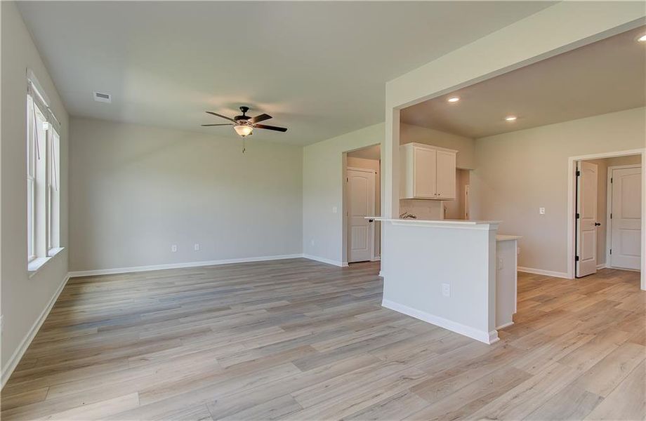 Spacious, unfurnished interior of a new home in Towne Center, Hampton (Image 12). Spacious, unfurnished interior of a new home in Towne Center, Hampton (Image 12).