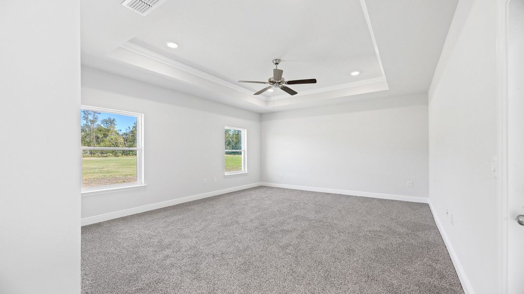 Representative unfurnished interior of a home built from the The Hawthorne by D.R. Horton in Meadows at Rehwinkel, Crawfordville (Image 20).