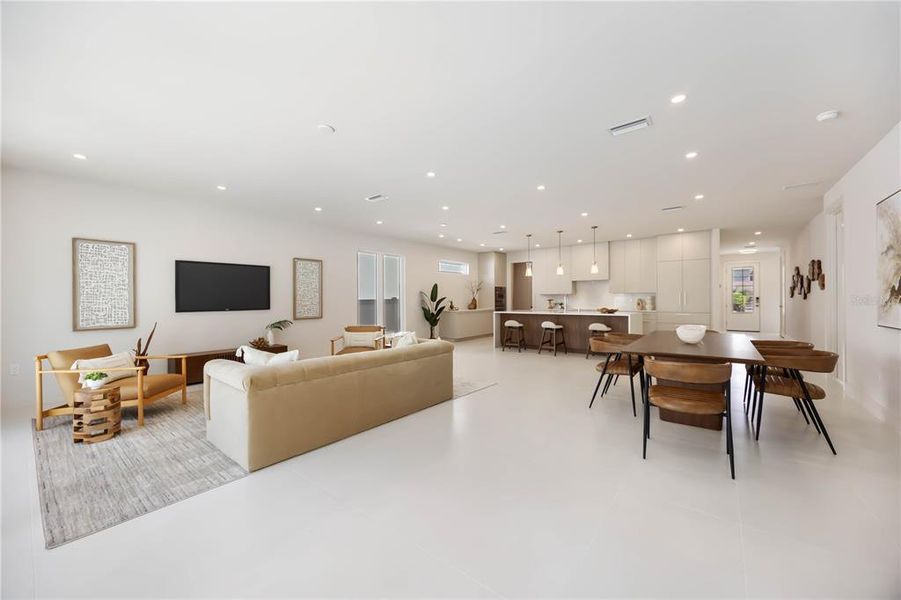 Furnished interior view inside a new home in , Sarasota (Image 58).