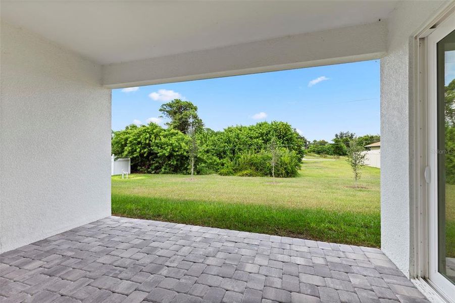 Exterior details and patio area of a home in , North Port (Image 22).