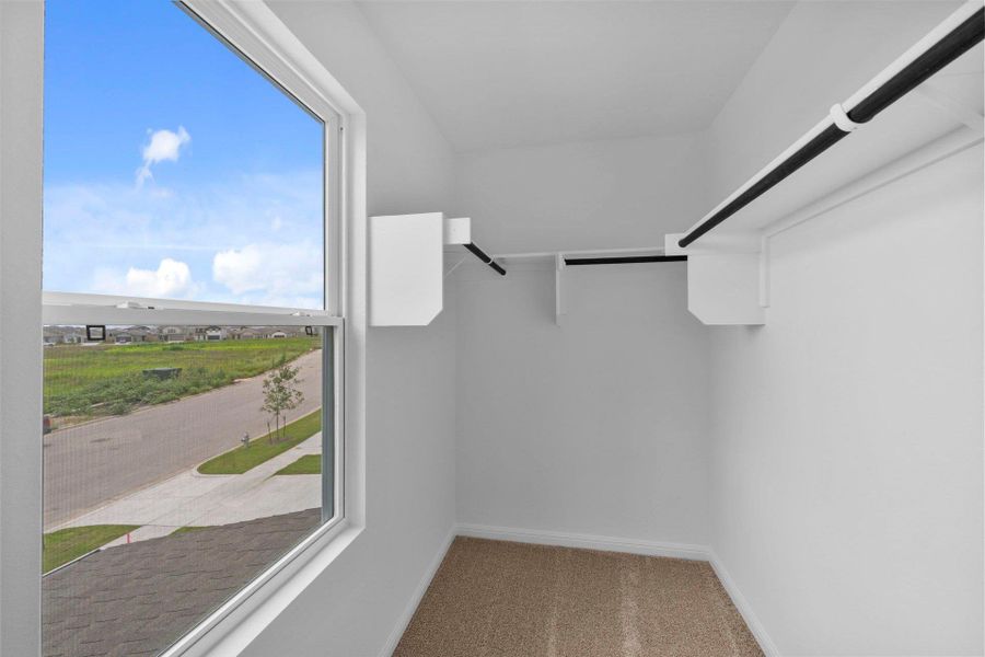 Walk-in closet in Primary Bedroom