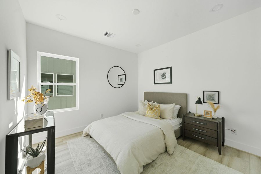 Furnished interior view inside a new home in Hammerly Blvd, Houston (Image 6). Furnished interior view inside a new home in Hammerly Blvd, Houston (Image 6).