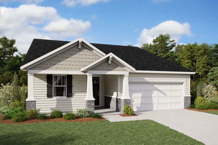 Cascades - Craftsman Elevation