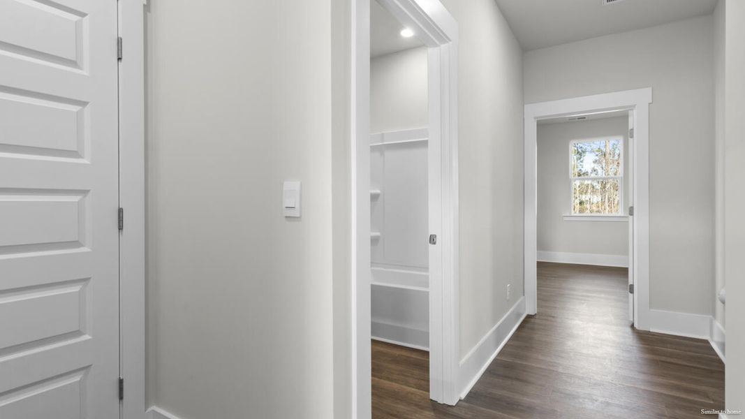 Spacious, unfurnished interior of a new home in The Haven at Indigo Preserve, Leland (Image 31).