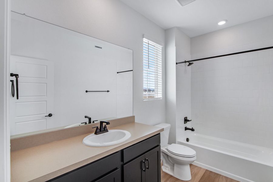 Representative furnished interior of a home built from the C by Tri Pointe Homes in Westside Crossing, Berthoud (Image 7). Representative furnished interior of a home built from the C by Tri Pointe Homes in Westside Crossing, Berthoud (Image 7).