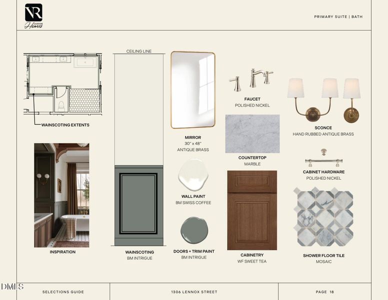 Primary Bath Selections