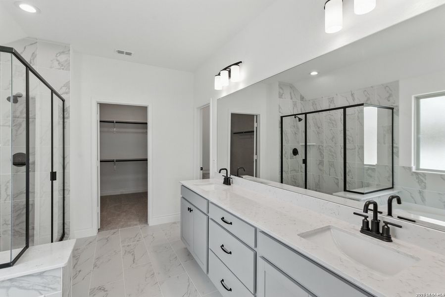 Furnished interior view inside a new home in Nopal Valley, San Antonio (Image 4).