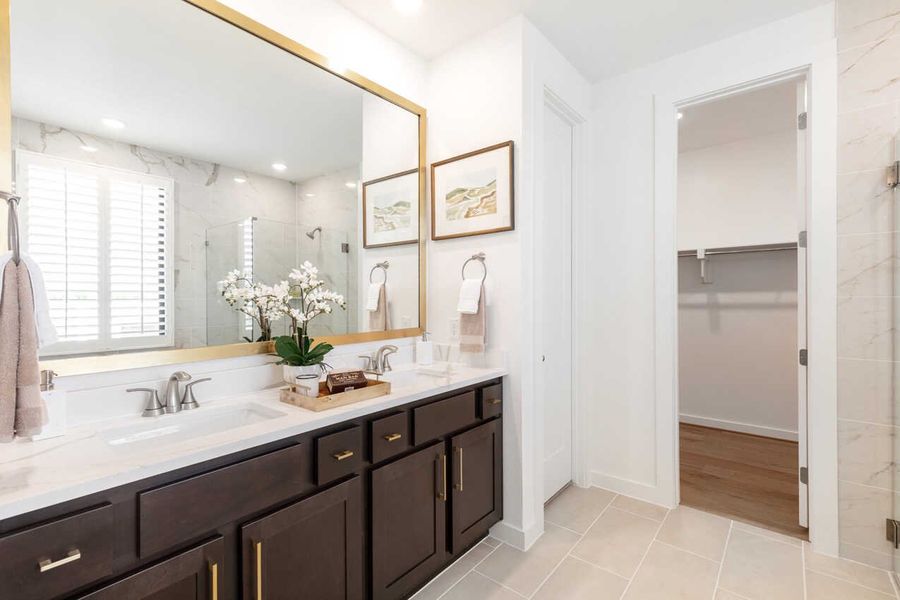 Representative Primary Bathroom - some options shown