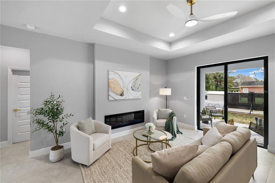 Furnished interior view inside a new home in , North Port (Image 50).