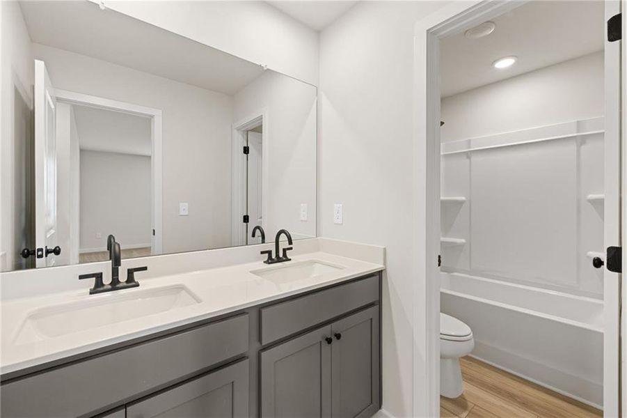 Furnished interior view inside a new home in Reserve at Gum Springs, Jefferson (Image 9).