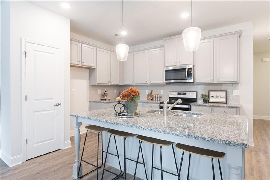 Furnished interior view inside a new home in , Homer (Image 13).