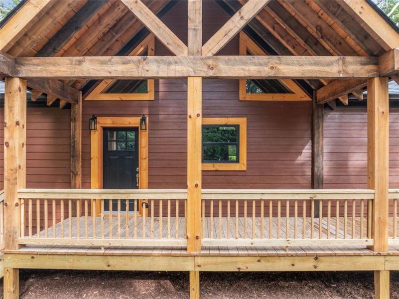 Front exterior of a new home in , Ellijay, GA, highlighting curb appeal (Image 19). Front exterior of a new home in , Ellijay, GA, highlighting curb appeal (Image 19).