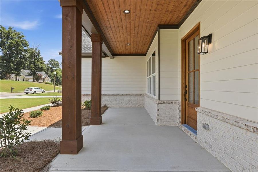 Exterior details and patio area of a home in , Lula (Image 35). Exterior details and patio area of a home in , Lula (Image 35).