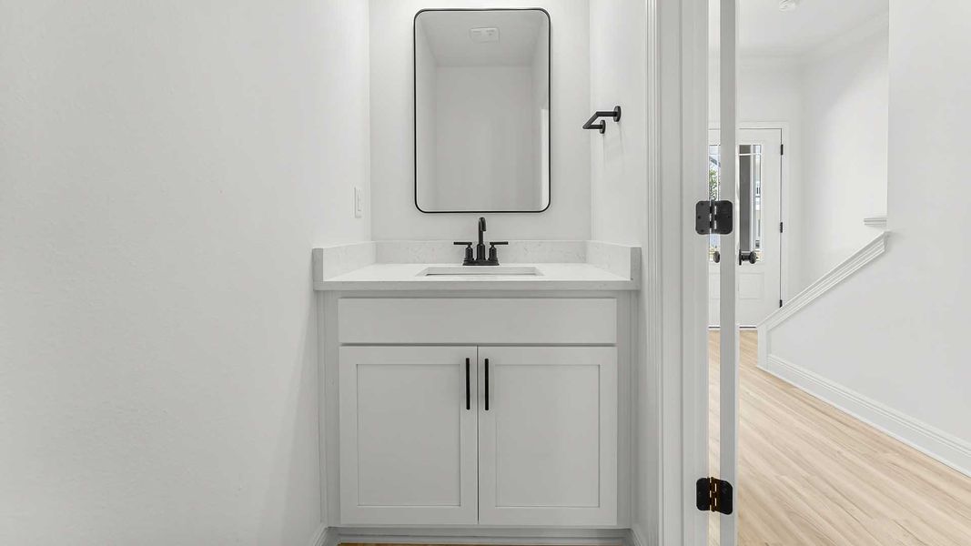 Furnished interior view inside a new home in Sanctuary Beach, Panama City Beach (Image 5).