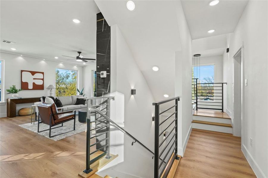 Furnished interior view inside a new home in , Dallas (Image 10).