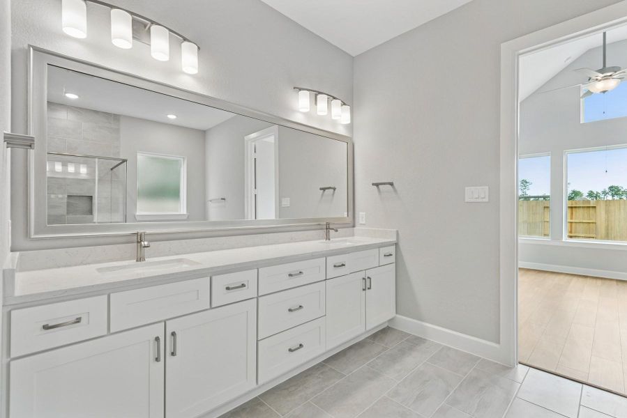 Furnished interior view inside a new home in ARTAVIA 45' Homesites, Conroe (Image 12).