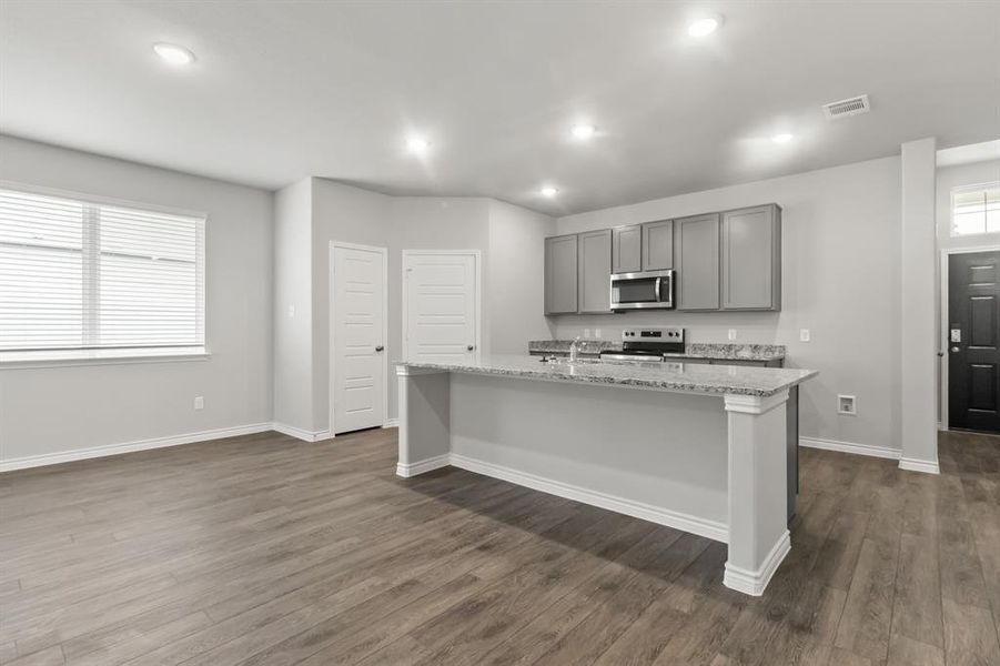Furnished interior view inside a new home in Deer Creek, Crowley (Image 4).