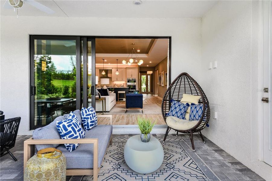 Exterior details and patio area of a home in Cresswind Lakewood Ranch, Lakewood Ranch (Image 24). Exterior details and patio area of a home in Cresswind Lakewood Ranch, Lakewood Ranch (Image 24).