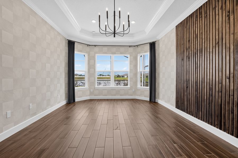 Spacious, unfurnished interior of a new home in Center Lake Ranch Community Group Page, St. Cloud (Image 33).