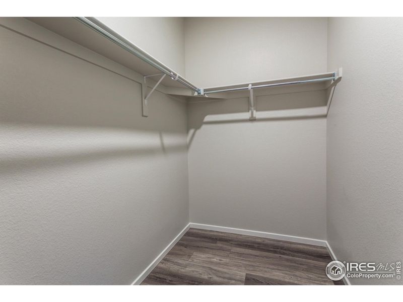 EXAMPLE PHOTO: MASTER BEDROOM WALK IN CLOSET