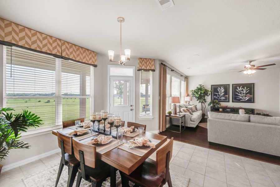 Furnished interior view inside a new home in Oak Valley, Terrell (Image 44).
