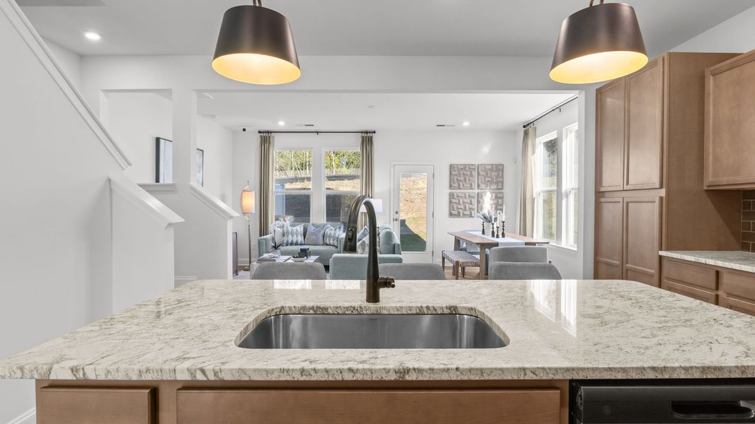 Furnished interior view inside a new home in Bell Glen, Charlotte (Image 10).