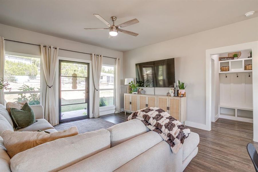 Furnished interior view inside a new home in , Rio Vista (Image 6). Furnished interior view inside a new home in , Rio Vista (Image 6).