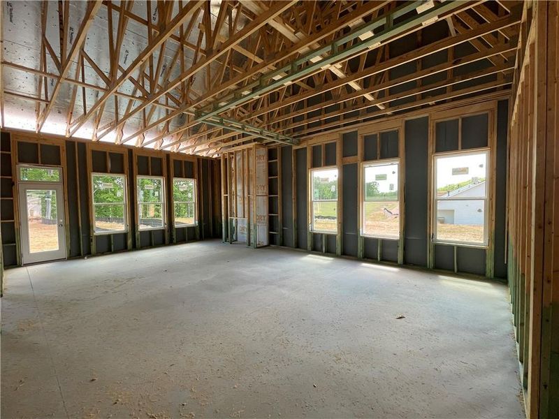 In-progress construction of a new home in , Gainesville, GA (Image 41).