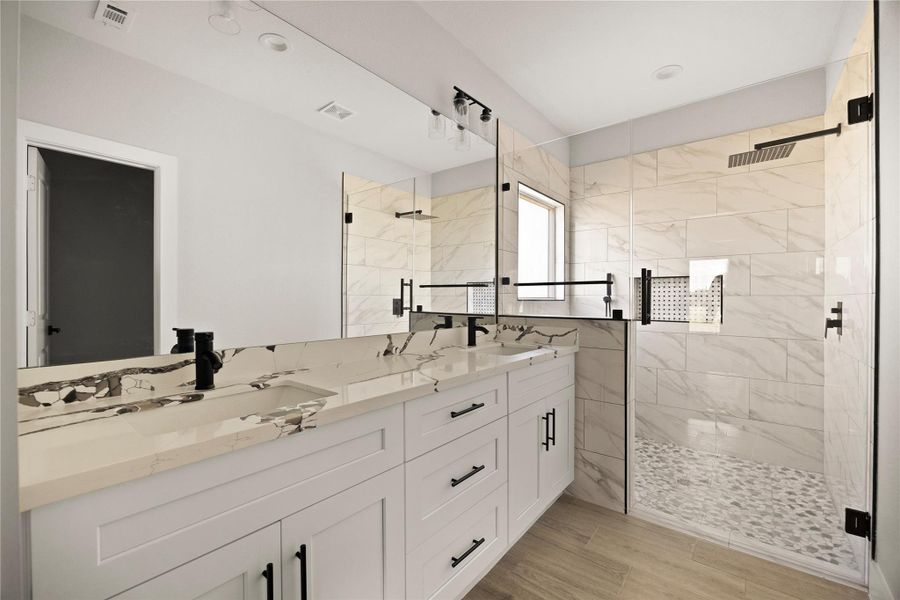 Furnished interior view inside a new home in , Trinity (Image 4).