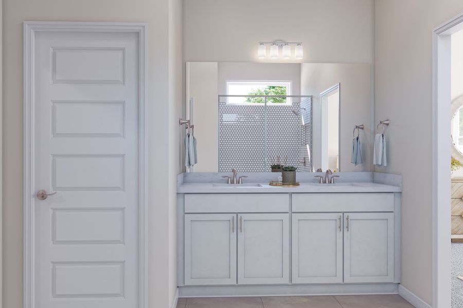 Furnished interior view inside a new home in Park Central, Georgetown (Image 12).
