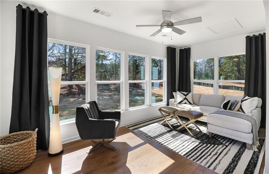 Furnished interior view inside a new home in Berkeley Mill, Cumming (Image 6).