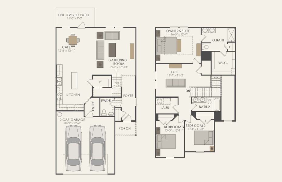 2D floor plan layout of this home in Clearhaven, Princeton, TX (Image 3).