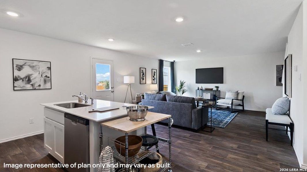 Furnished interior view inside a new home in Hickory Ridge, Elmendorf (Image 23). Furnished interior view inside a new home in Hickory Ridge, Elmendorf (Image 23).
