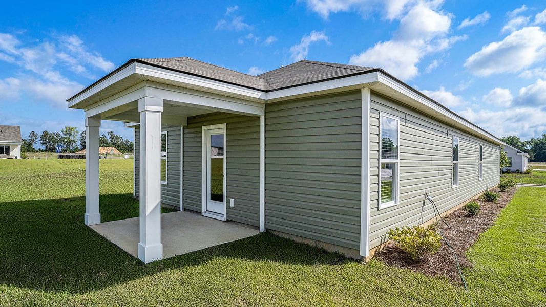 Representative exterior details of a home built from the Cameron by D.R. Horton in Evington Place, Longs (Image 3).