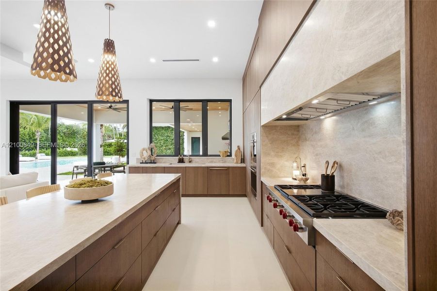 Furnished interior view inside a new home in , Palmetto Bay (Image 13).