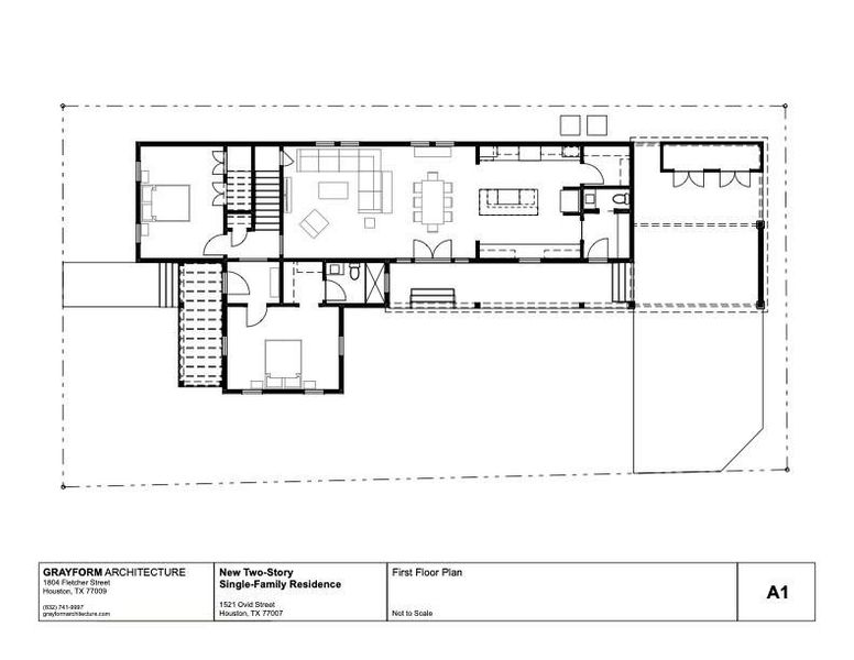 First floor layout First floor layout