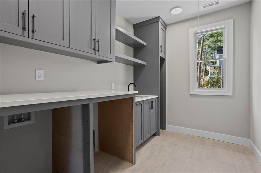 Furnished interior view inside a new home in , Atlanta (Image 19).