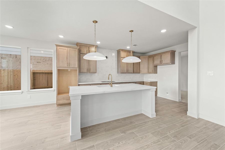 Furnished interior view inside a new home in Cross Creek West, Fulshear (Image 5).