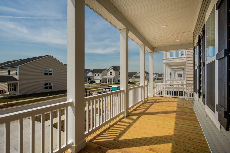 Exterior details and patio area of a home in Heron's Walk at Summers Corner, Summerville (Image 3).