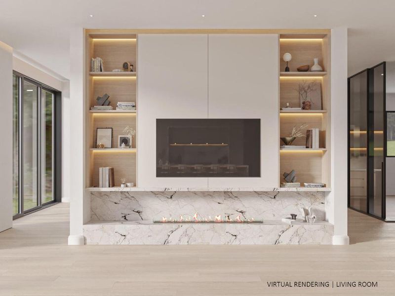 Living Room VIRTUAL RENDERING