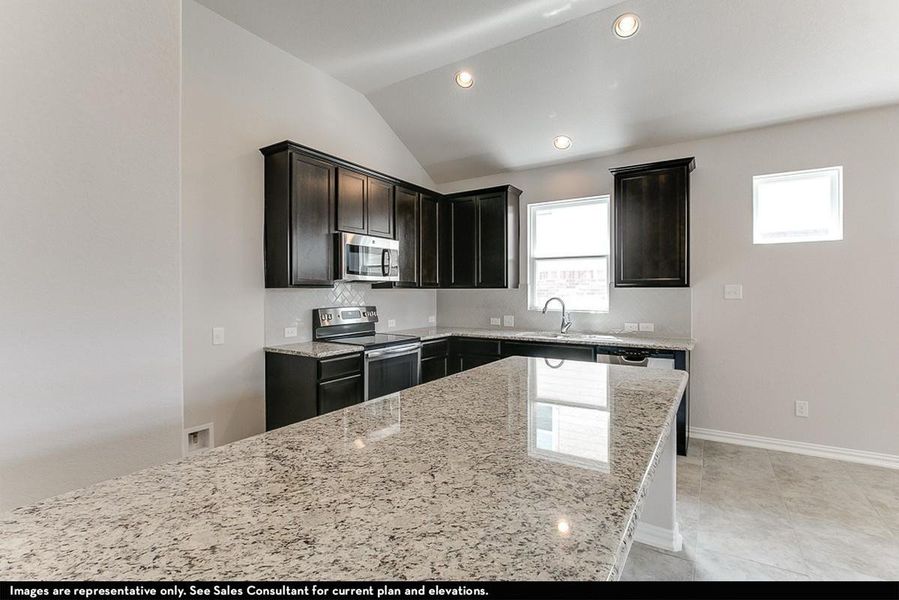 Furnished interior view inside a new home in Sunfield, Buda (Image 3).