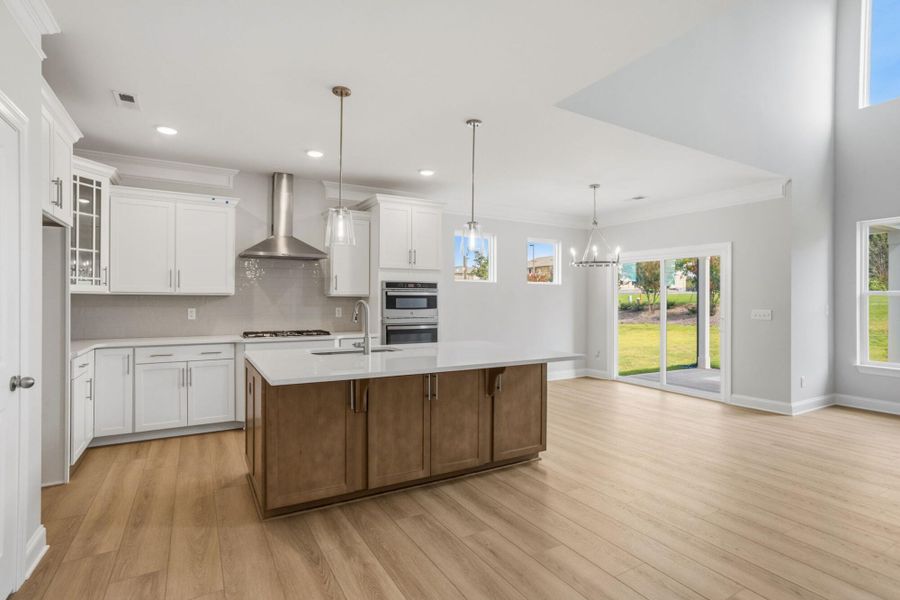 Furnished interior view inside a new home in Founders Club, Moore (Image 6).
