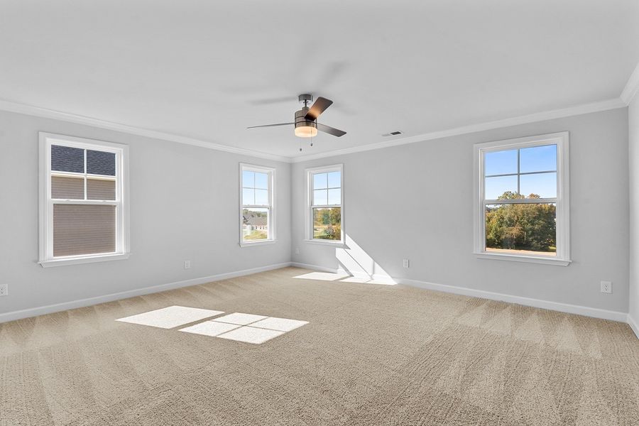 Spacious, unfurnished interior of a new home in Fieldstone, Lexington (Image 37). Spacious, unfurnished interior of a new home in Fieldstone, Lexington (Image 37).