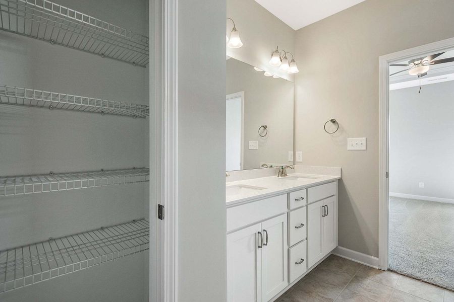 Representative furnished interior of a home built from the Dogwood by Caviness & Cates Communities in Maggie Way, Wendell (Image 153).