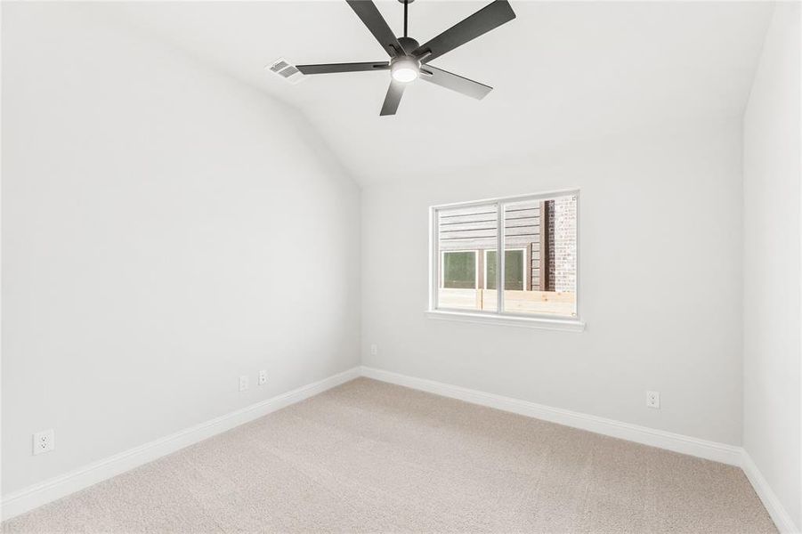 Spacious, unfurnished interior of a new home in Painted Tree Woodland District 50, McKinney (Image 28).