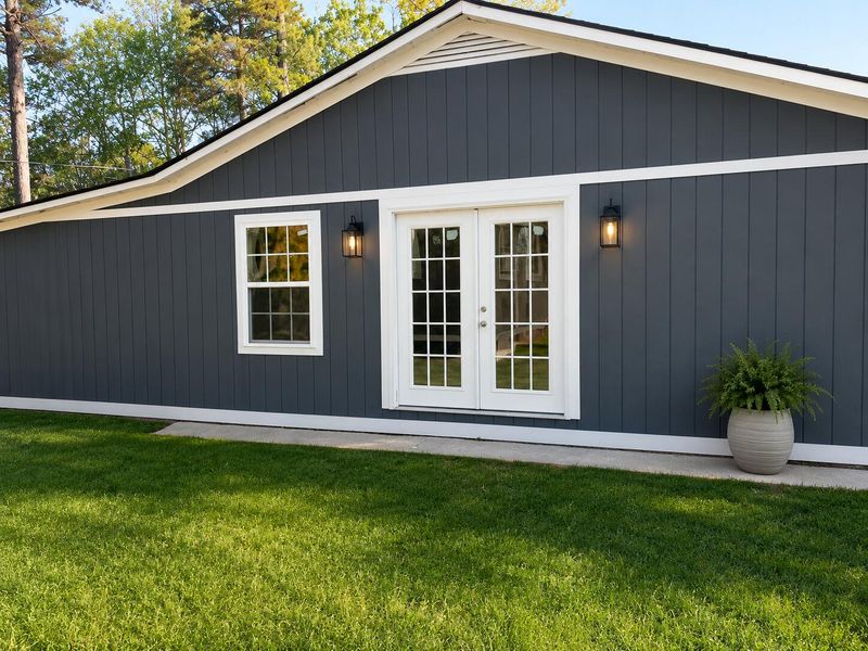 Exterior details and patio area of a home in , Manning (Image 3).