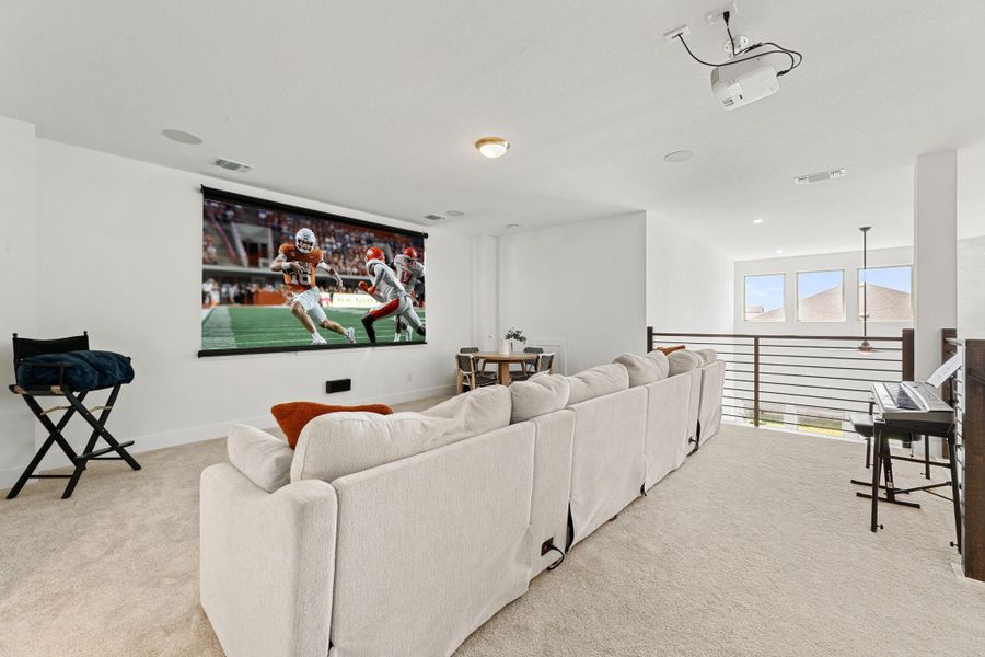 Furnished interior view inside a new home in , Austin (Image 15). Furnished interior view inside a new home in , Austin (Image 15).