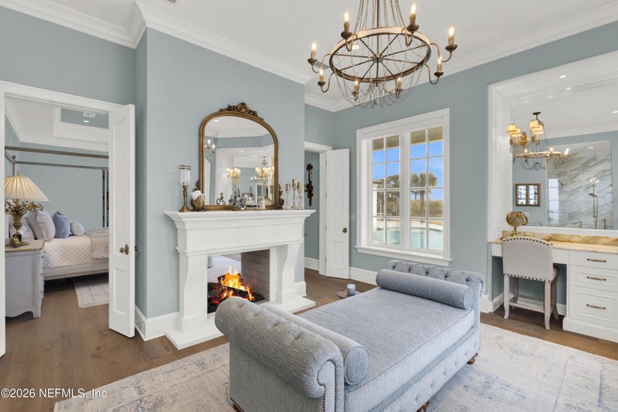 Furnished interior view inside a new home in , Ponte Vedra Beach (Image 76).